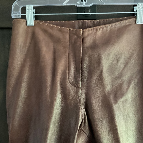 LEATHER PANTS - Picture 1 of 5